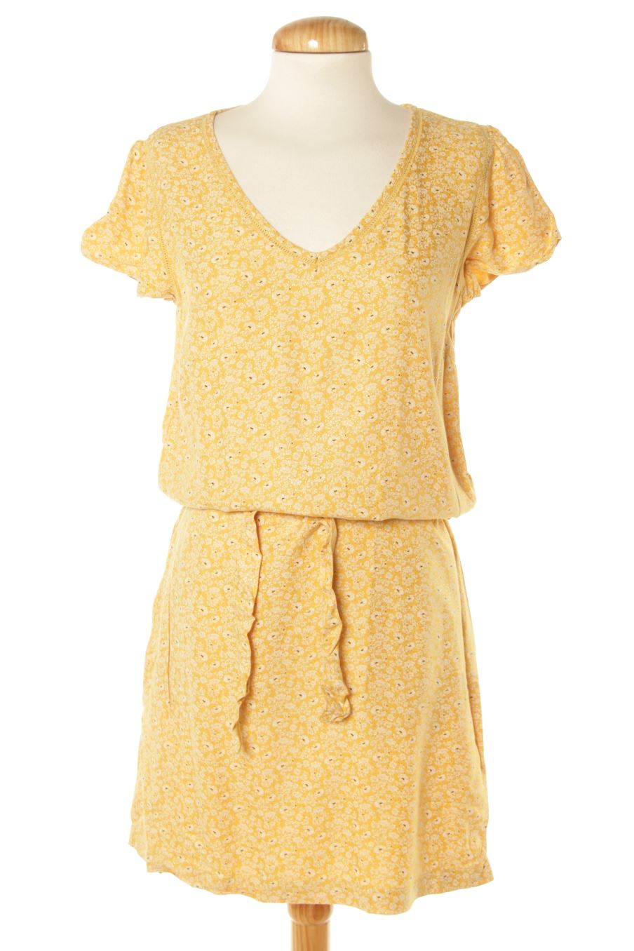 Robe casual Bonobo Jean de la taille XS de couleur fleurs