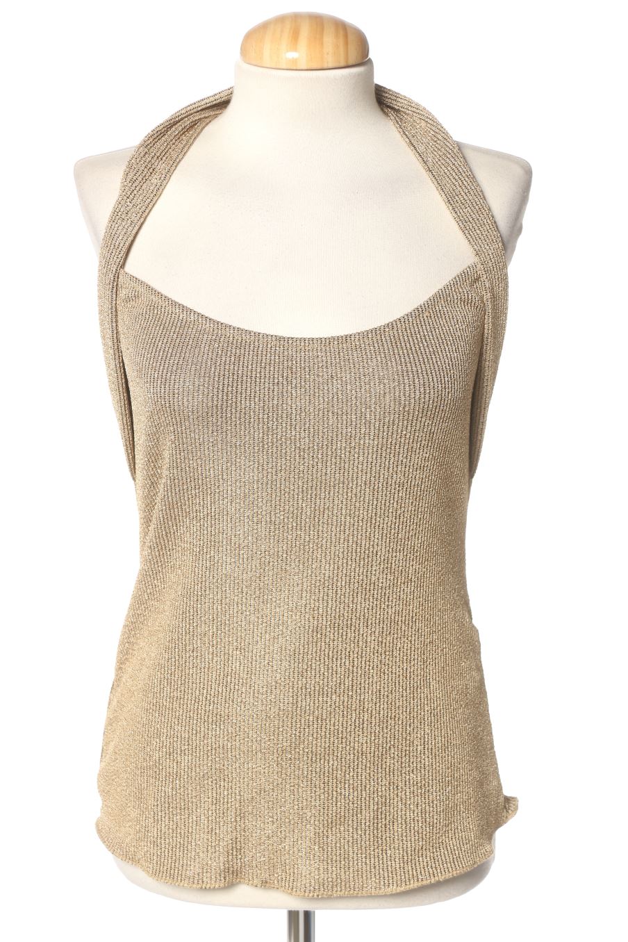 Top de Zara de la talla L, de color beige