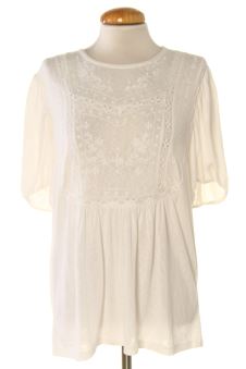 Blouse à manches courtes L Cortefiel
