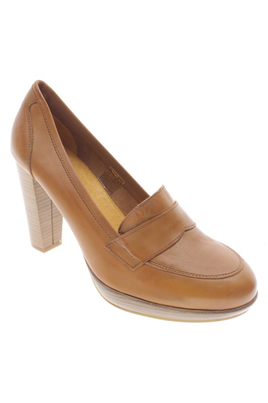 Zapatos de tacon de Eva Lopez de la talla 40, de color marrón de