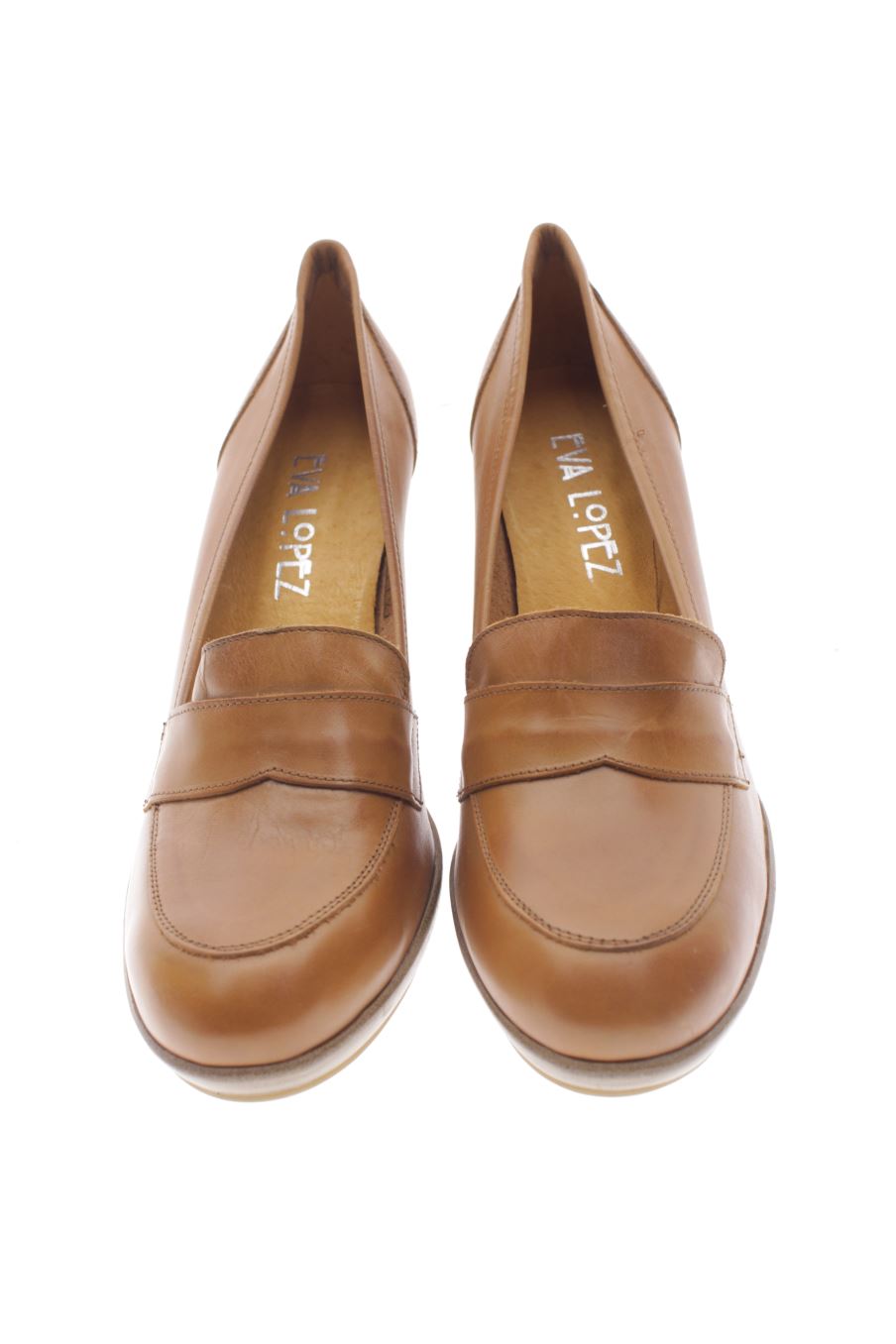 Zapatos de tacon de Eva Lopez de la talla 40, de color marrón de