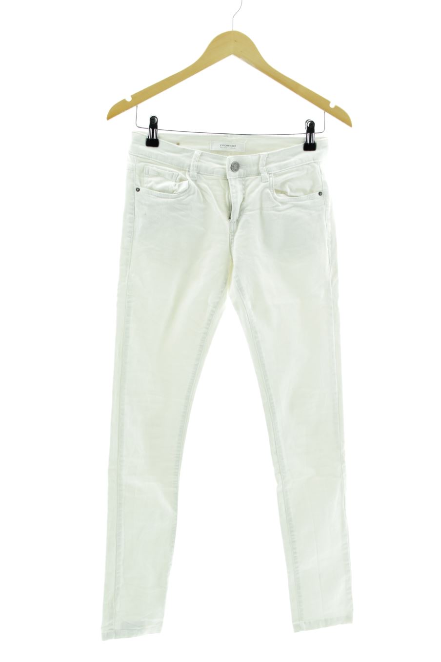 Jeans von Promod Größe 34, Farbe Weiss, aus Jeanskleidung für