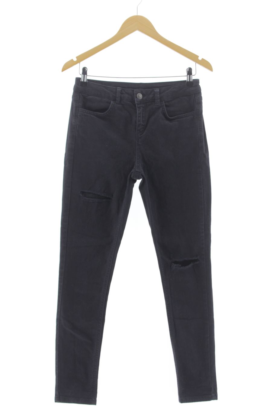 Jeans von Subdued Größe 38, Farbe Schwarz, aus Jeanskleidung für