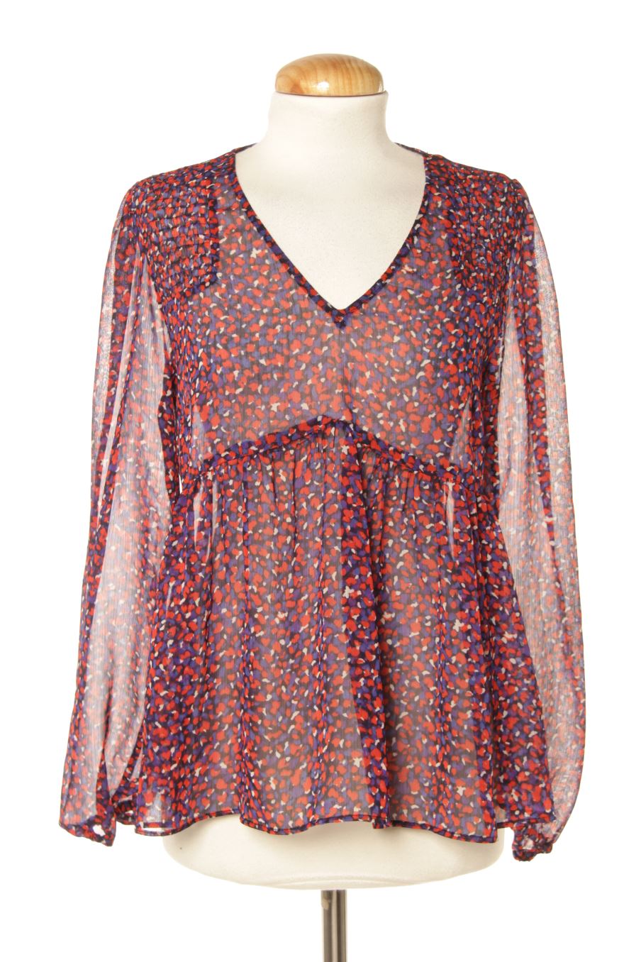 Blusa de manga larga de Naf Naf de la talla 36, de color estampado