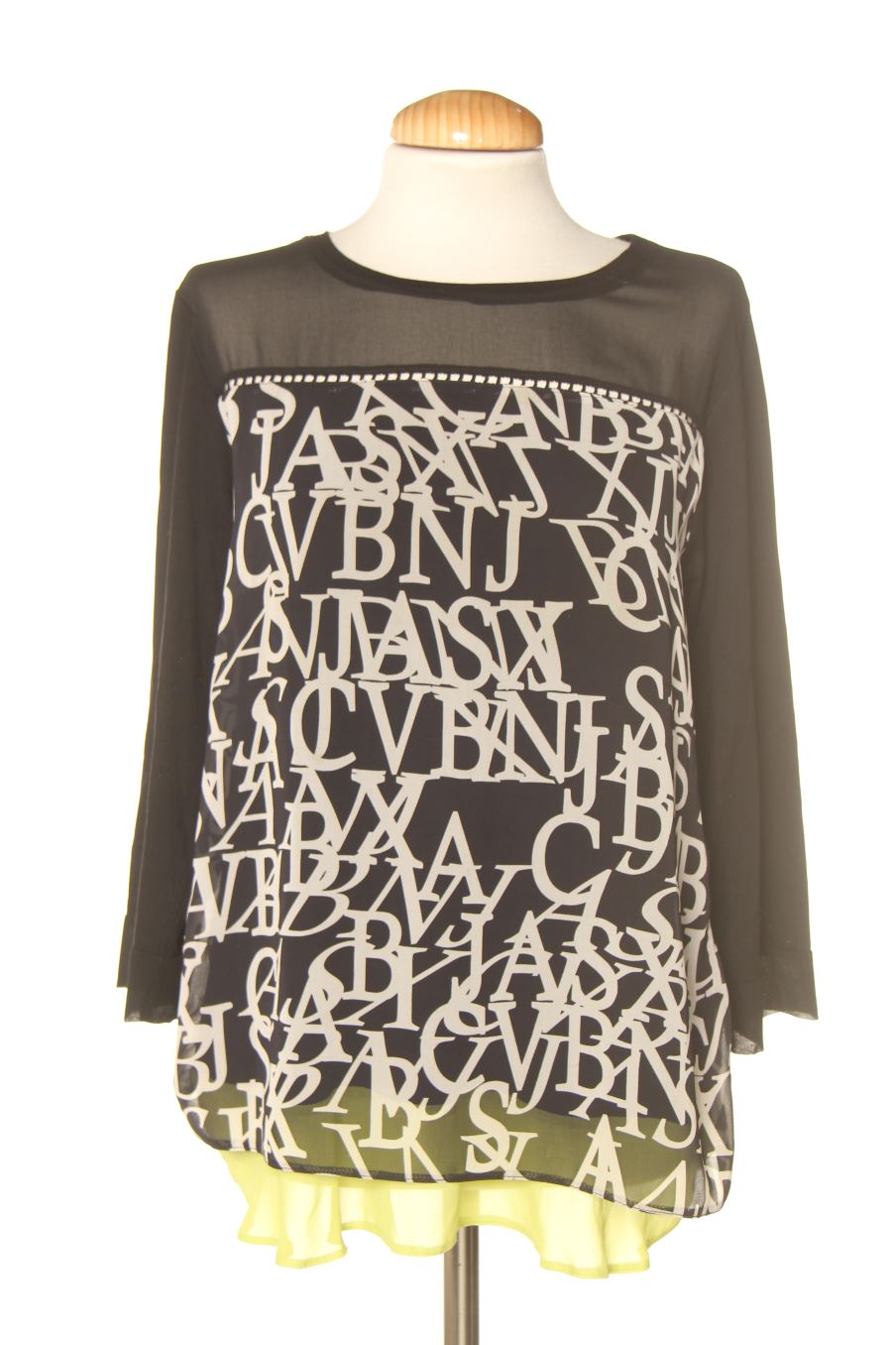 Blouse à manches longues Anna Studio de la taille M, de couleur noir