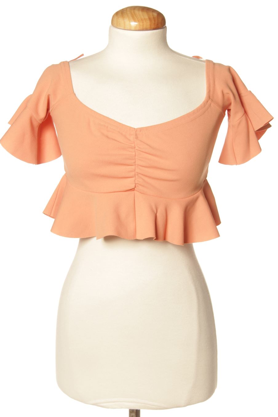 Aufwändiges Top von ASOS Größe 34, Farbe Orange, für