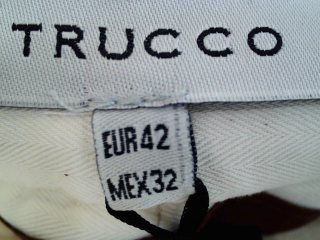 Pantalón de Trucco de la talla 42, de color negro