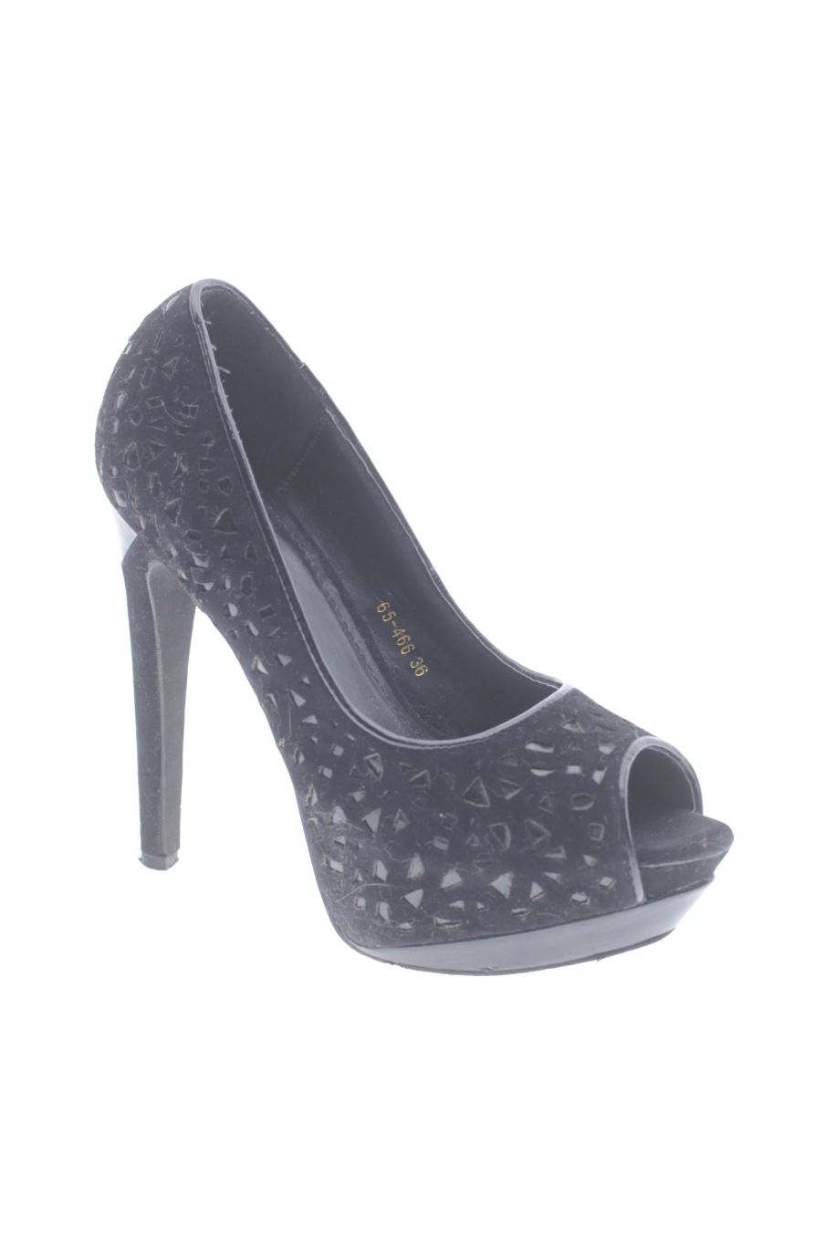 Sandales à talons de foxy UP de la taille 36, de couleur noir de