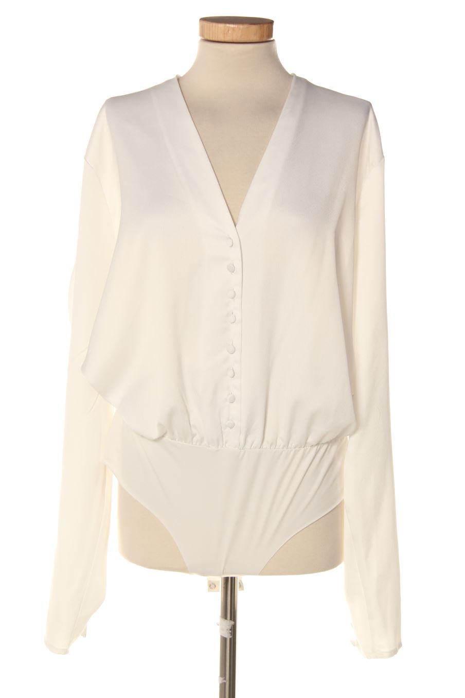 Body de Zara de la talla XL, de color blanco