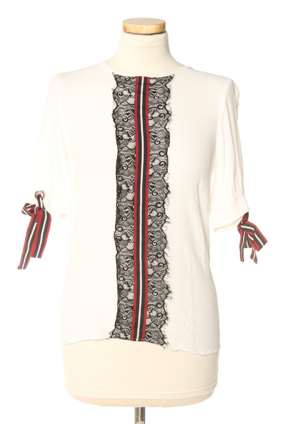 Blouse à manches courtes Kookai de la taille 34, de couleur blanc