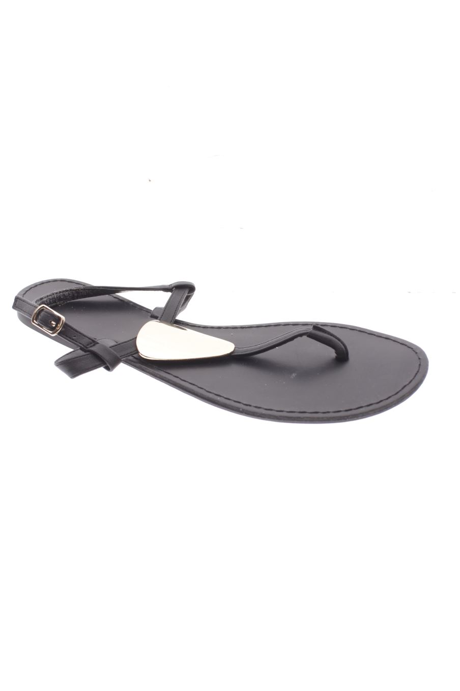 Sandalias planas de Parfois de la talla 40, de color negro de