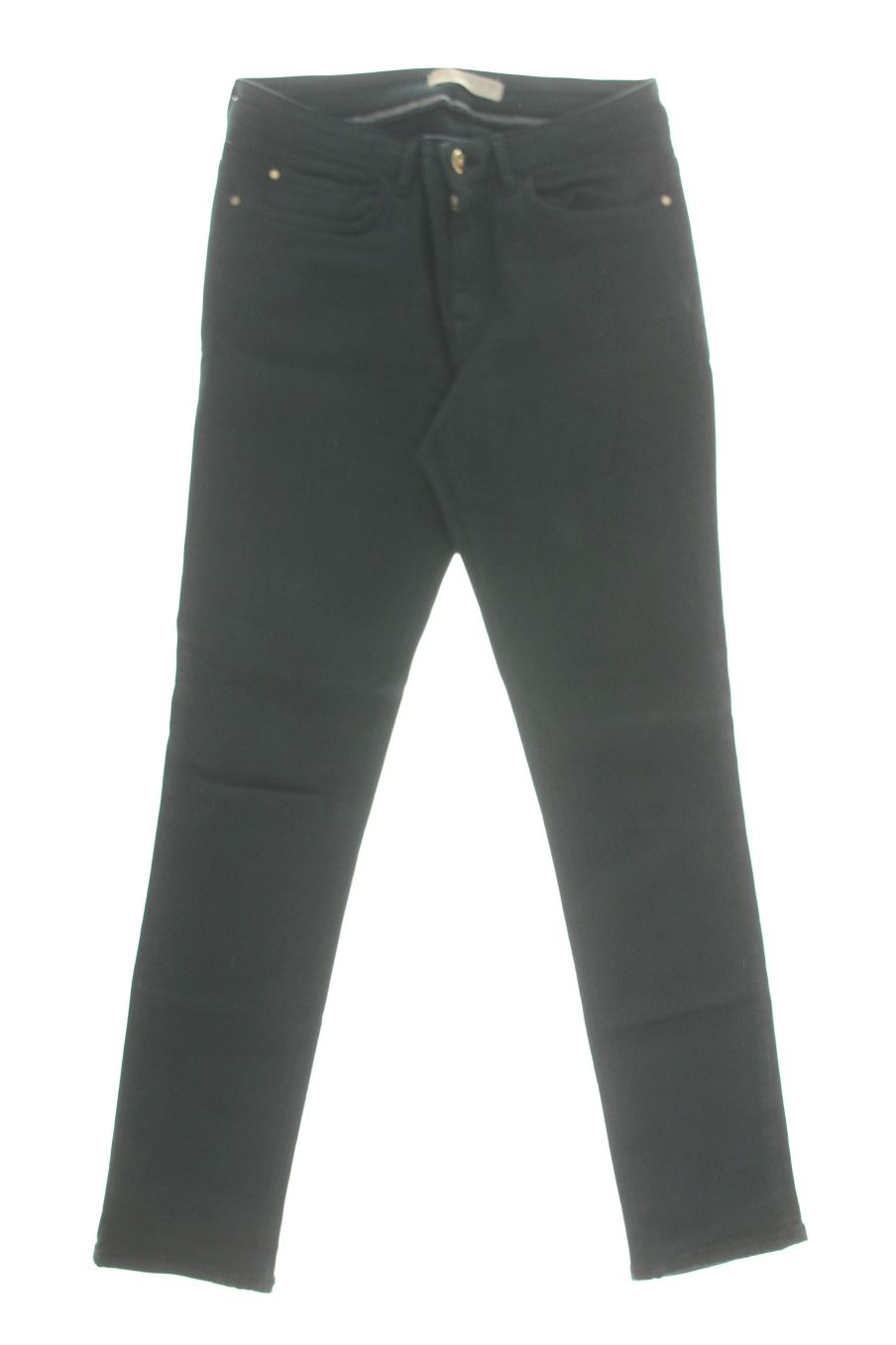 Jeans Zara de la taille 40, de couleur vert de denim