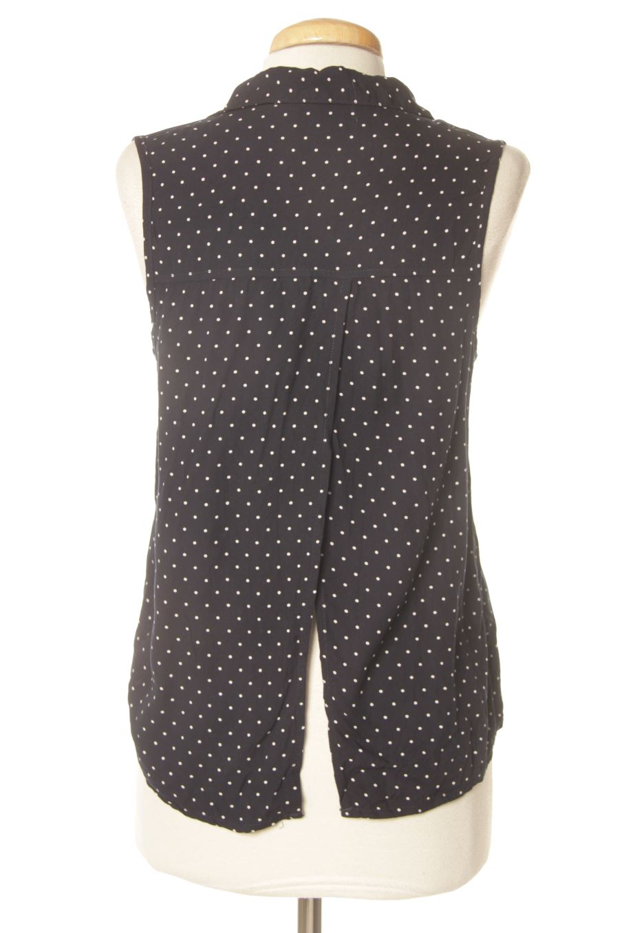 Ärmelloses Hemd von Bershka Größe S, Farbe Marineblau, für