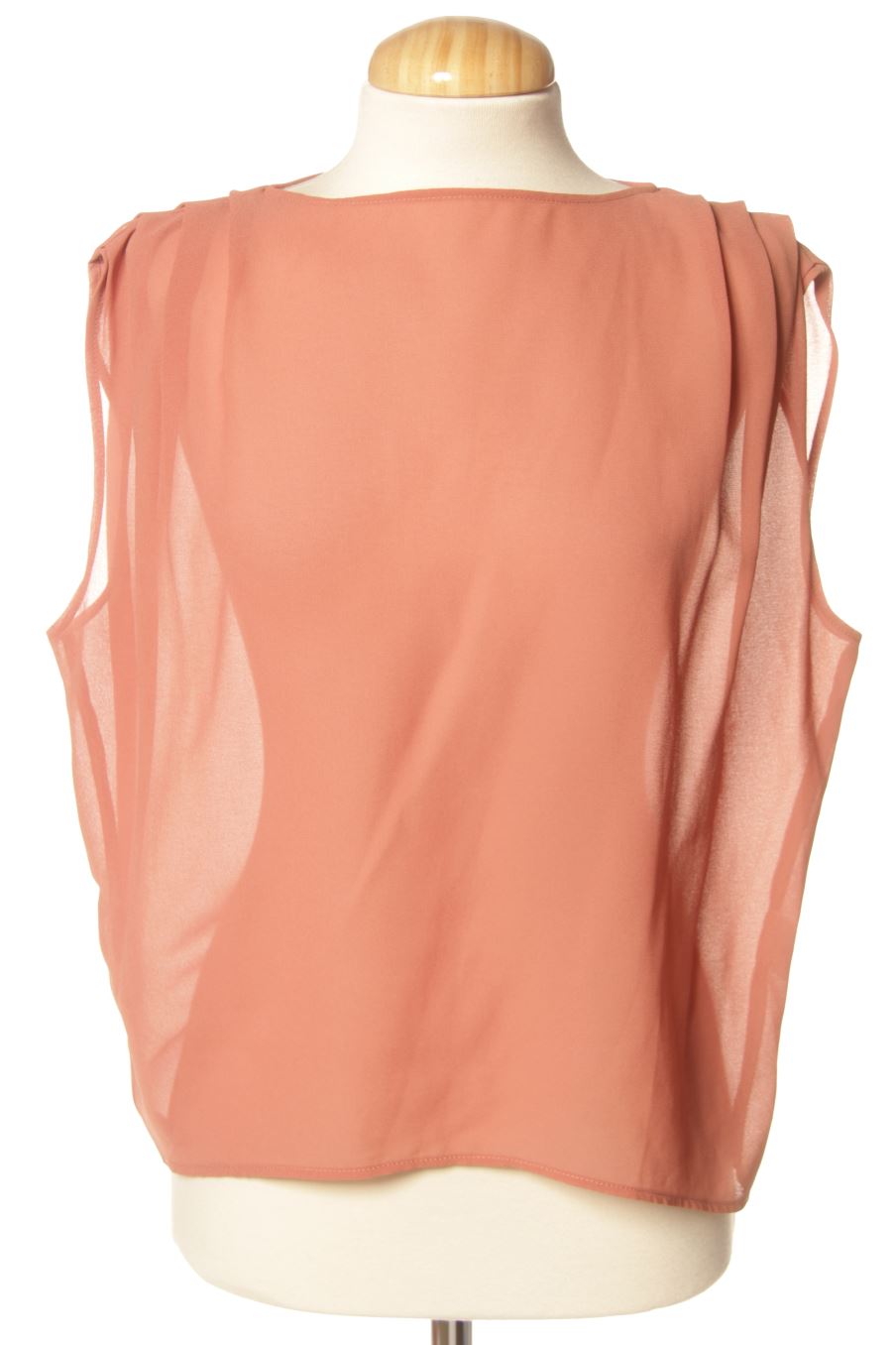 Top de bimani de la talla S, de color corallo