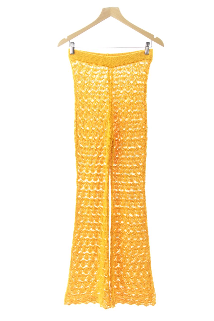 Pantaloni de Mango de la talla S, de color arancione