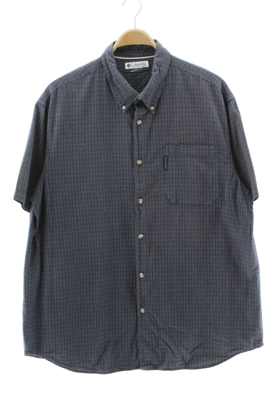 Camisa de manga corta de Columbia de la talla XL