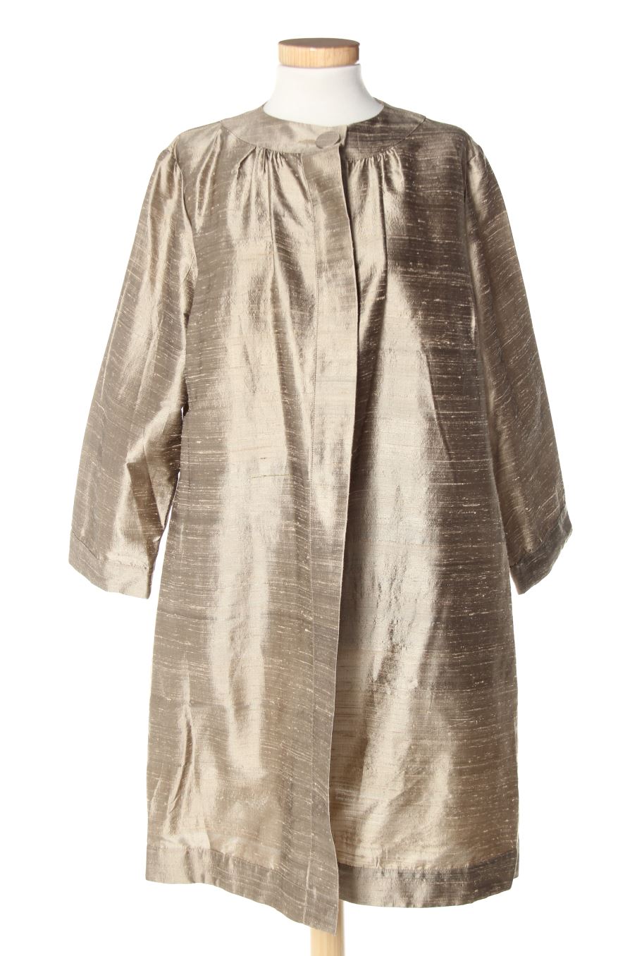 Gilet Roberto Torretta de la taille 40, de couleur doré de soie