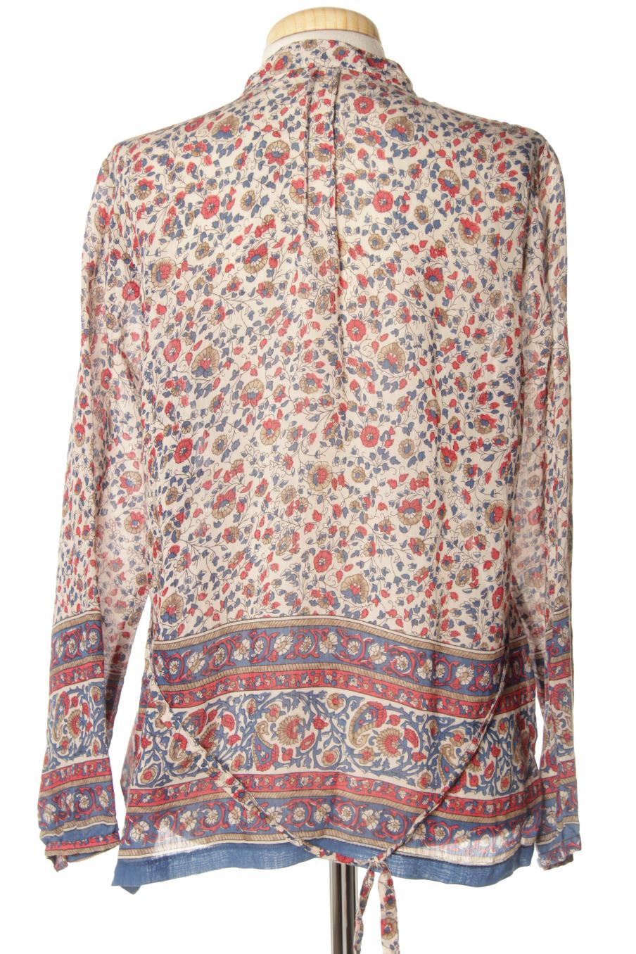 Blusa de manga larga de NYMPHAEA ALBA de la talla 44, de color flores