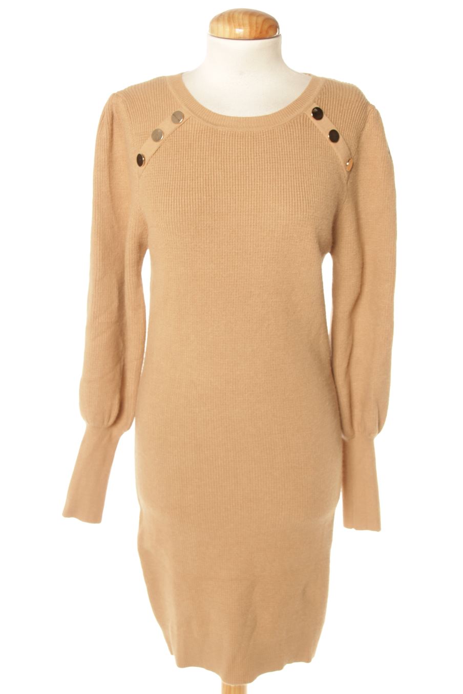 Robe casual Fórmula Joven de la taille M, de couleur beige