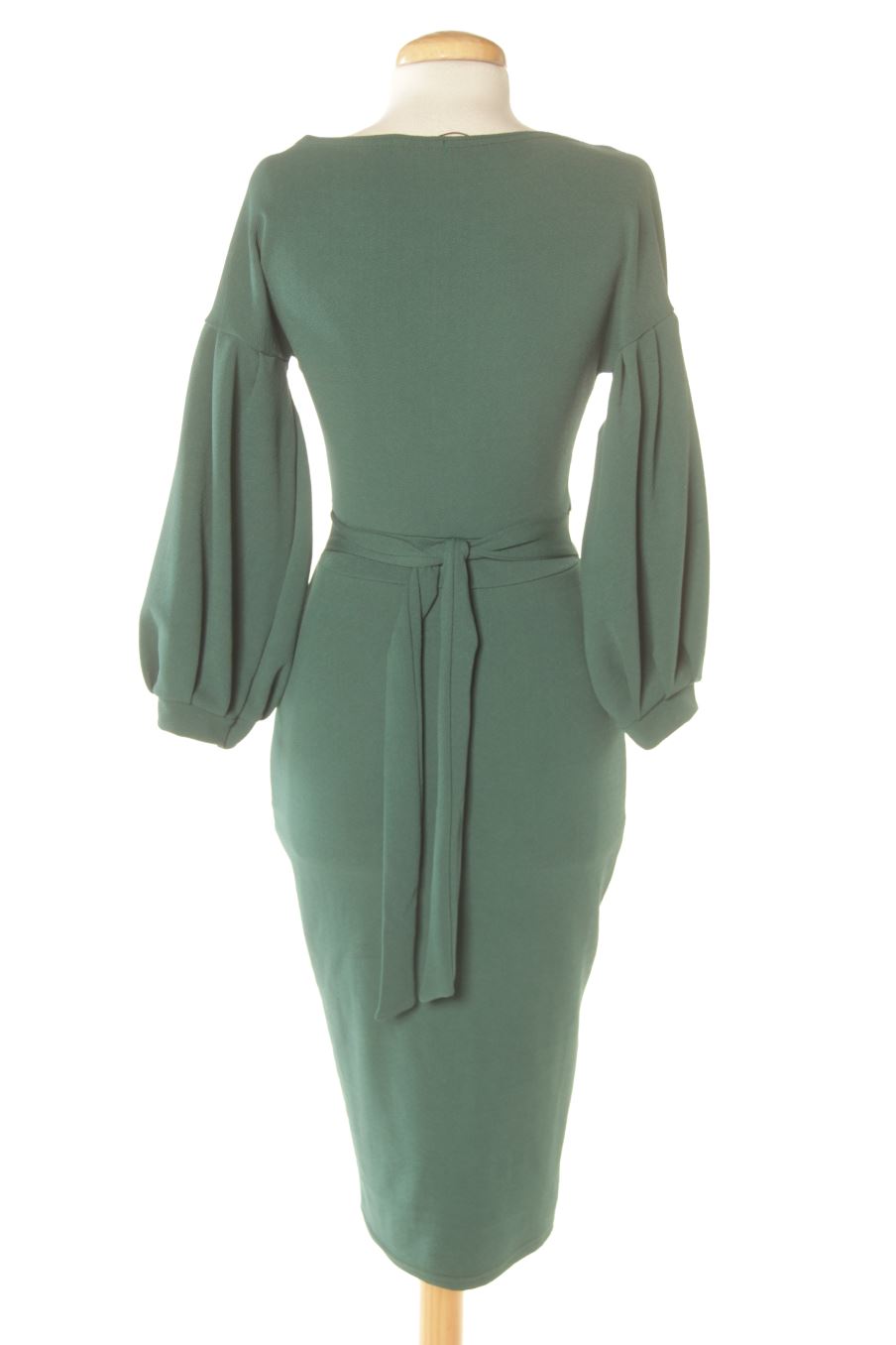 Robe casual Boohoo de la taille 36, de couleur vert