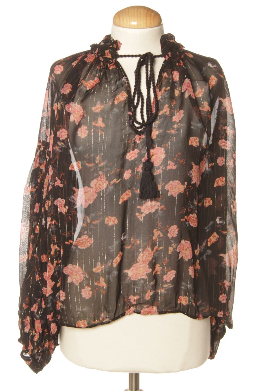 Blouse à manches longues Zara de la taille M, de couleur imprimés