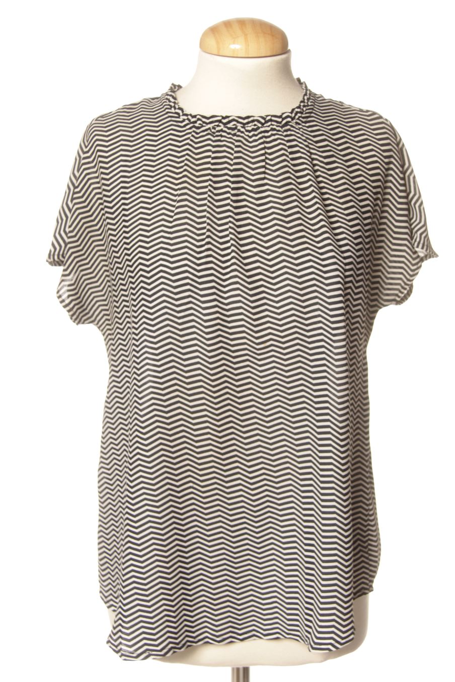 Kurzärmelige Bluse von Benetton Größe S, Farbe Aufdruck, für