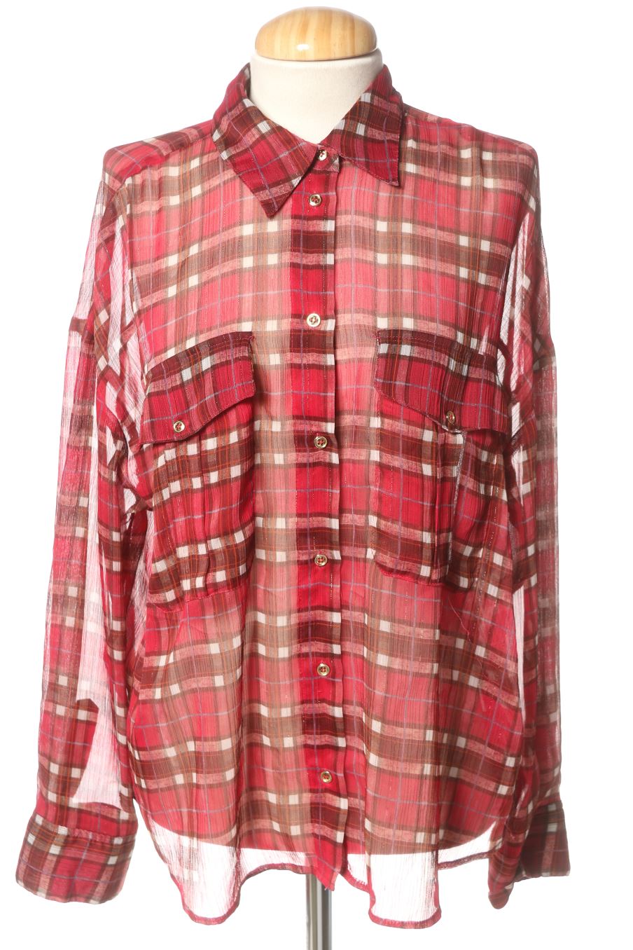 Chemise Zara de la taille M, de couleur carreaux