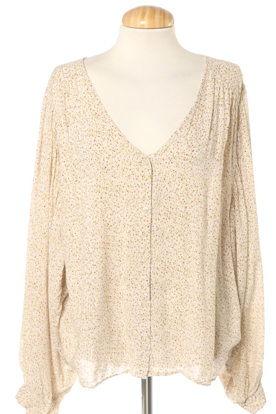 Blusa de manga larga de H&M de la talla 38, de color flores
