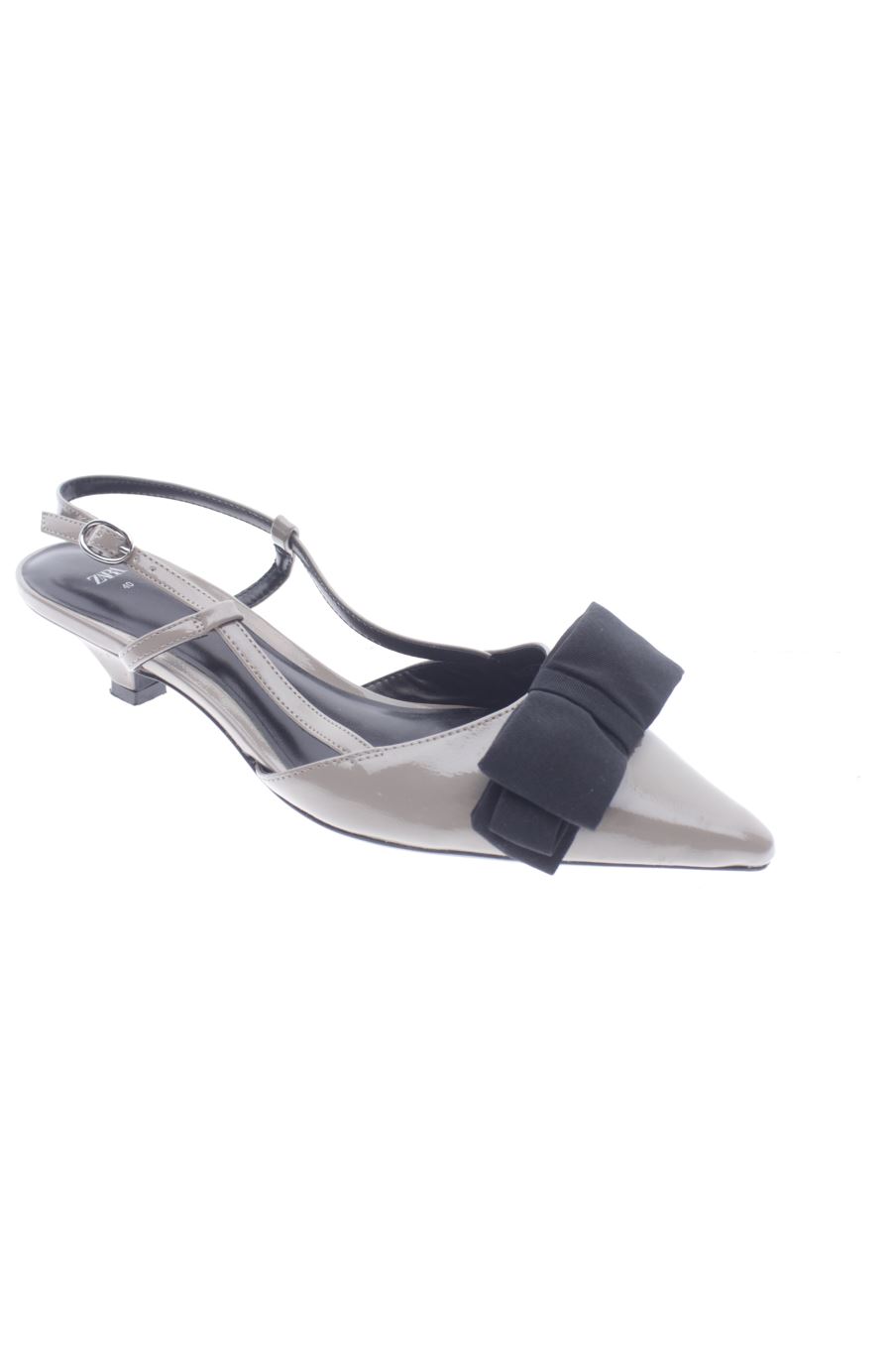 Chaussures à talons de Zara de la taille 40, de couleur beige de