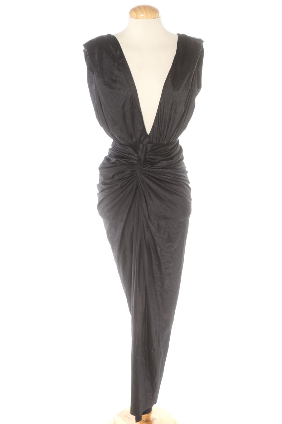 Vestido elegante de baobab de la talla XL, de color negro