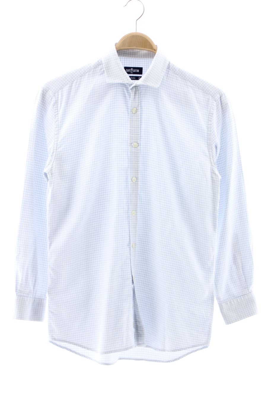 Camisa de Café Coton de la talla M