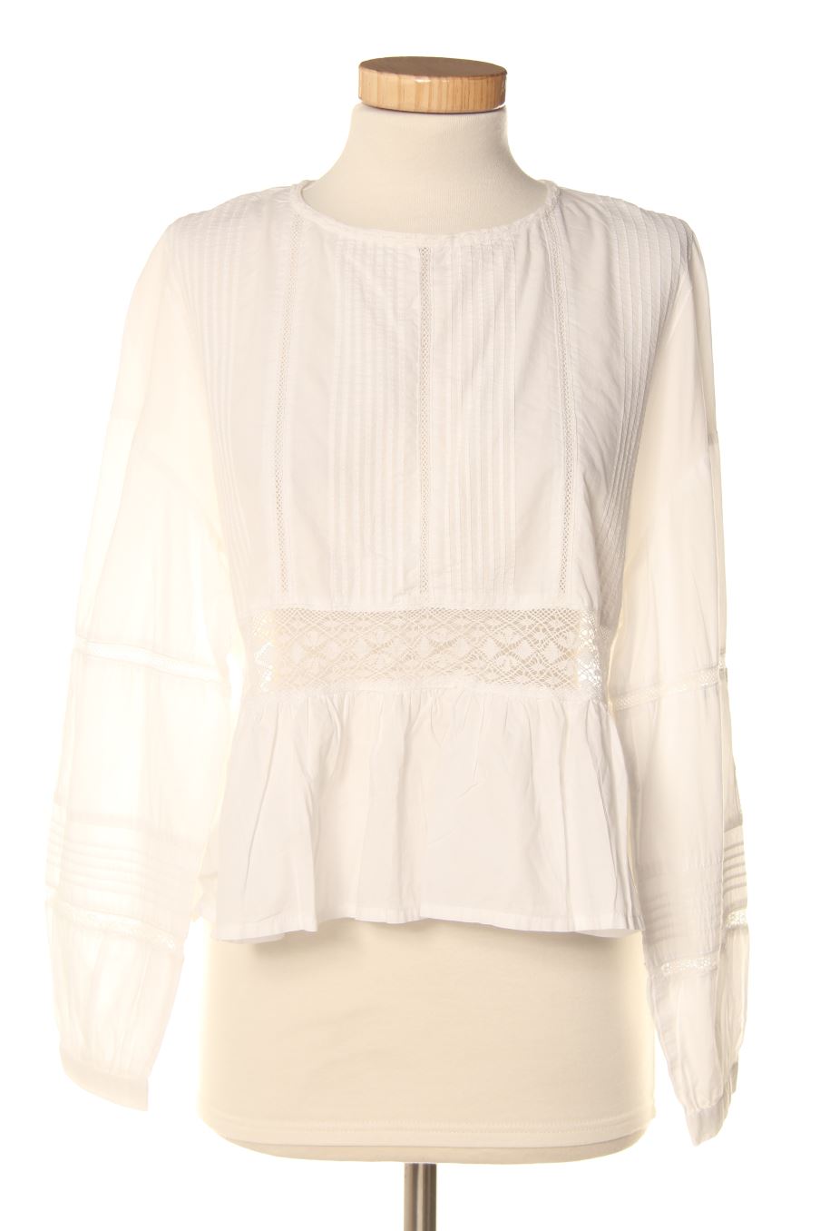 Blouse à manches longues BIMBA Y LOLA de la taille S, de couleur blanc