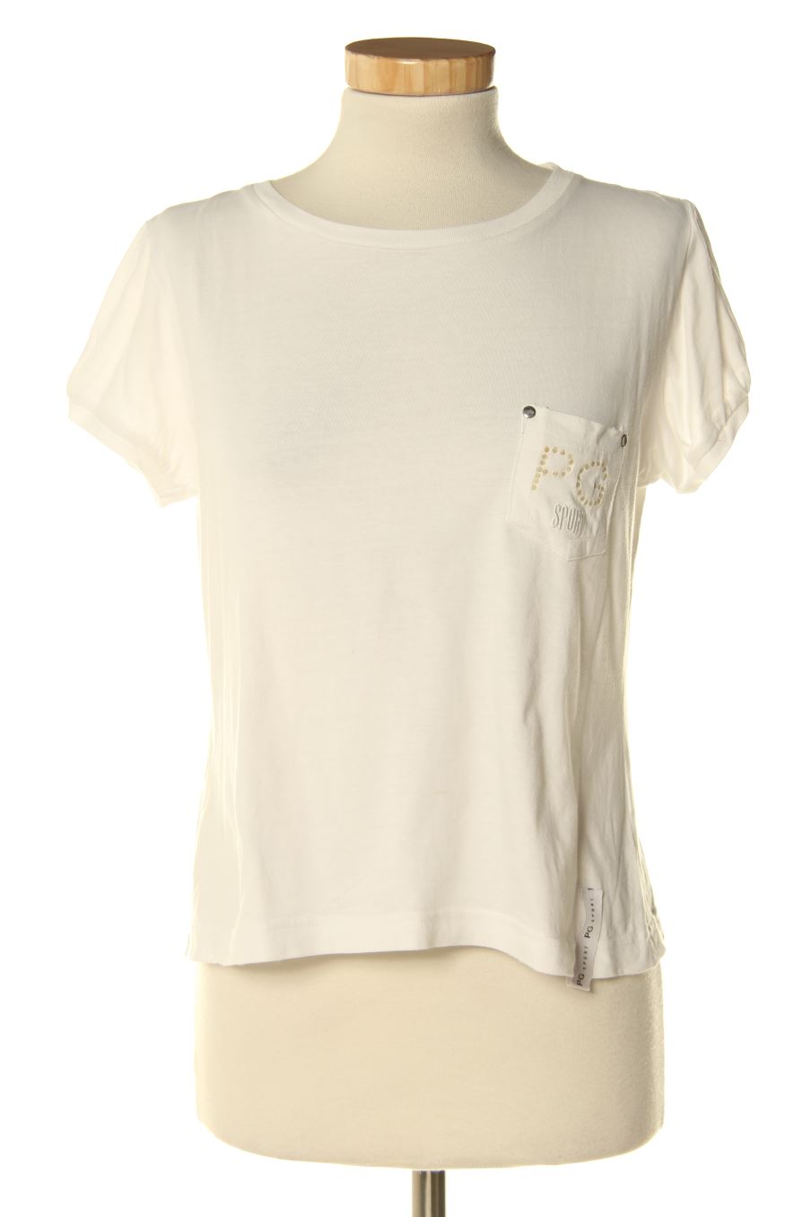 Camiseta de Purificación García de la talla M, de color blanco