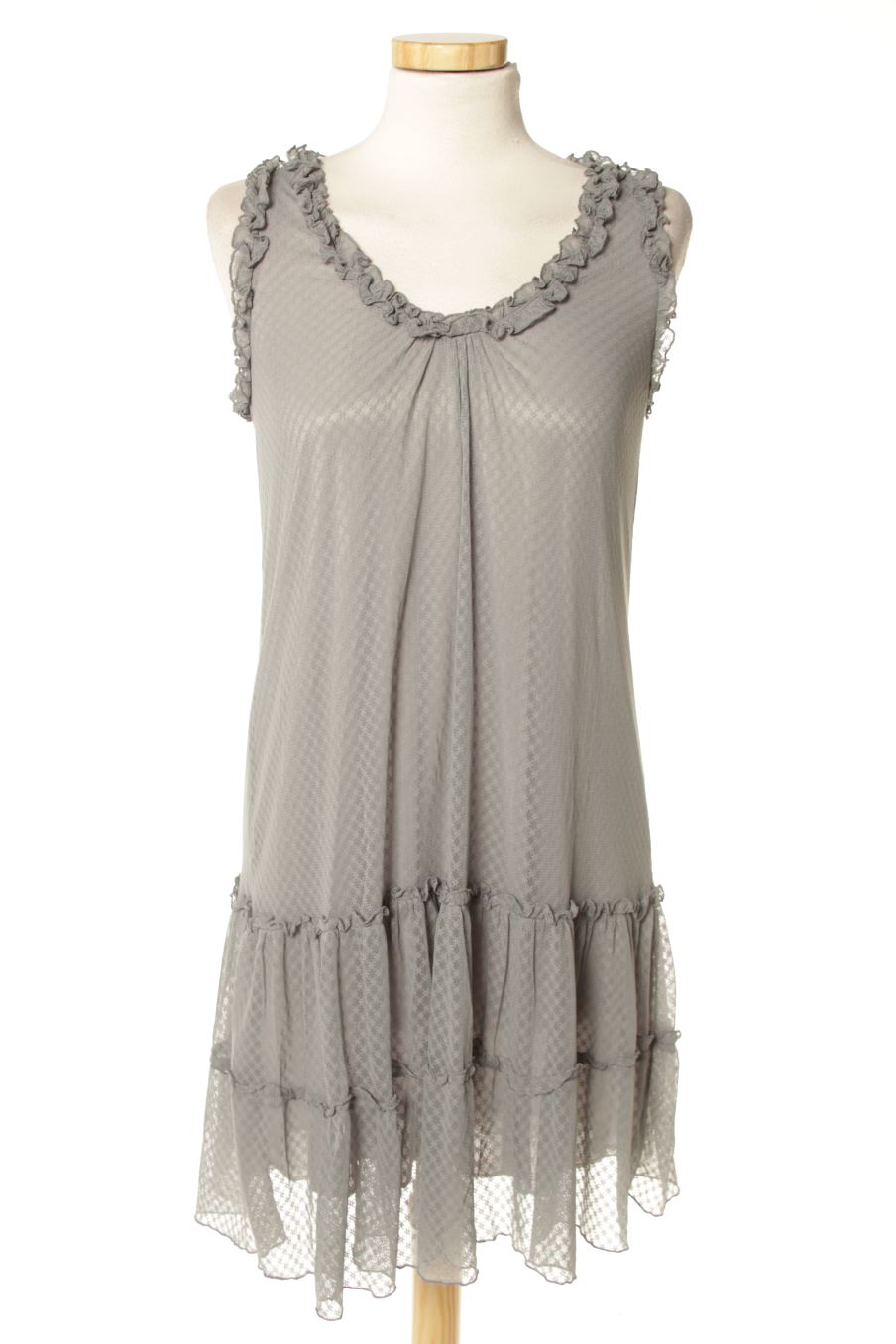 Robe casual Nekane tu capricho de la taille S, de couleur gris
