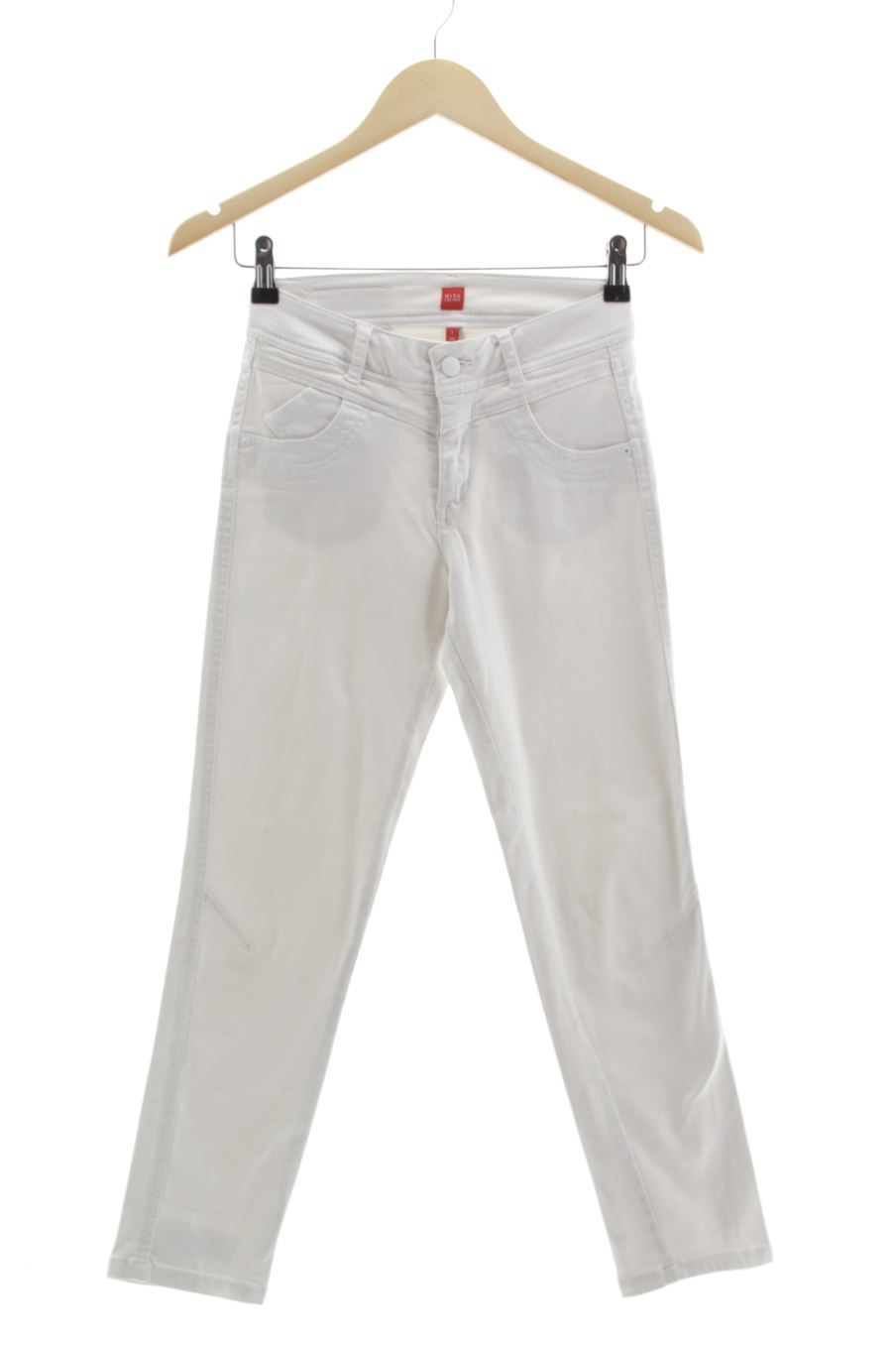 Jeans Miss Captain de la taille 34, de couleur blanc de denim