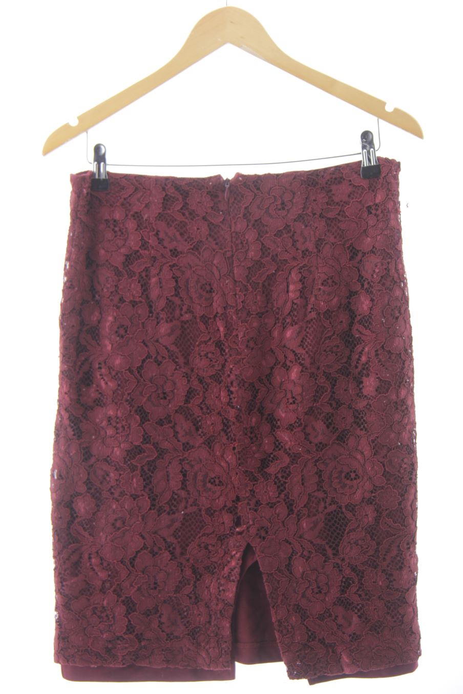 Jupe Mango de la taille L, de couleur bordeaux