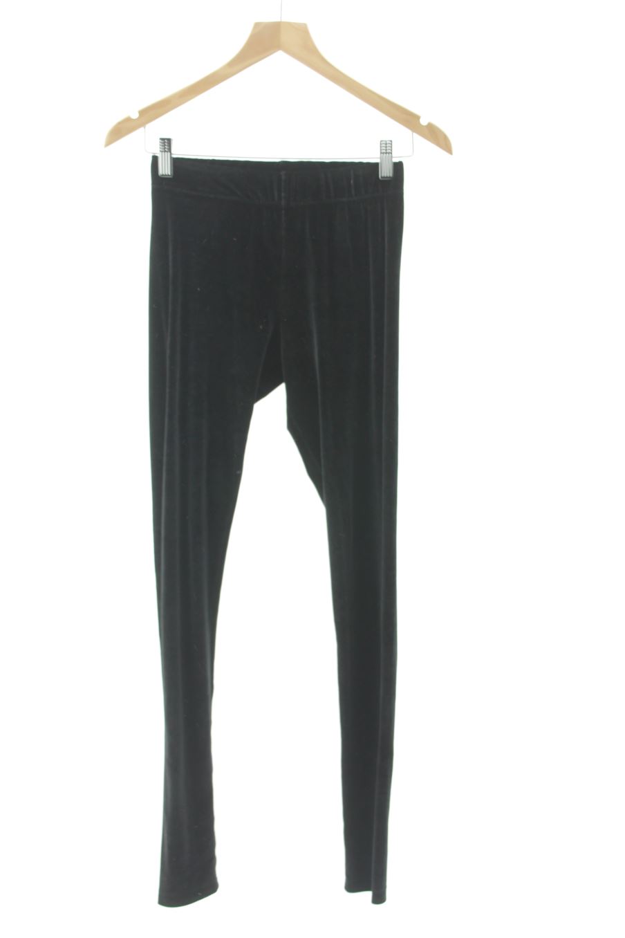 Casual Hose von Calzedonia Größe M, Farbe Schwarz, aus Samt für