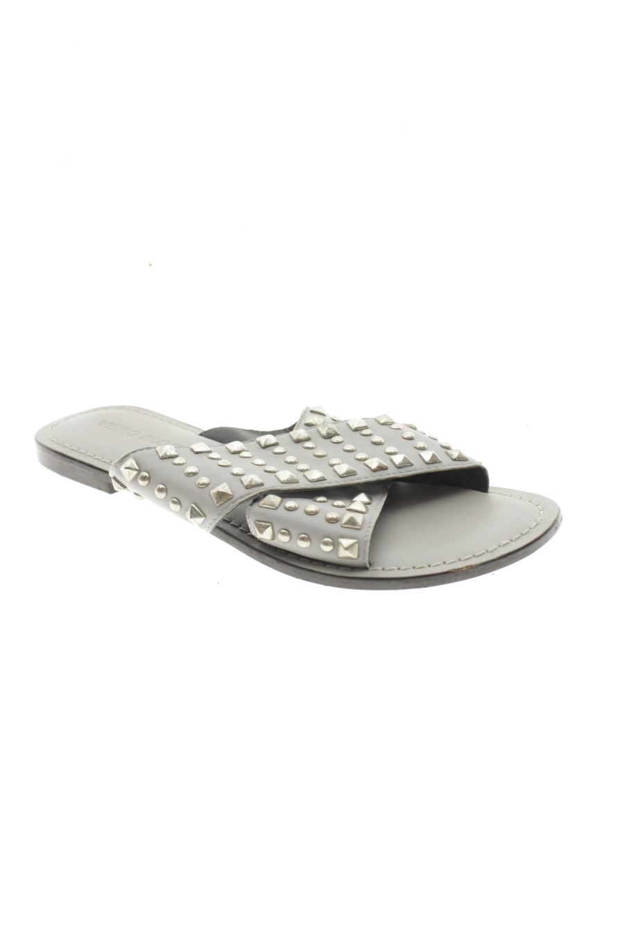 Sandalias planas de Vero moda de la talla 37, de color gris de