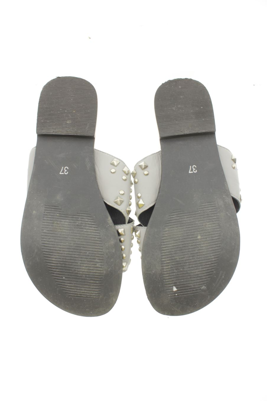 Sandalias planas de Vero moda de la talla 37, de color gris de