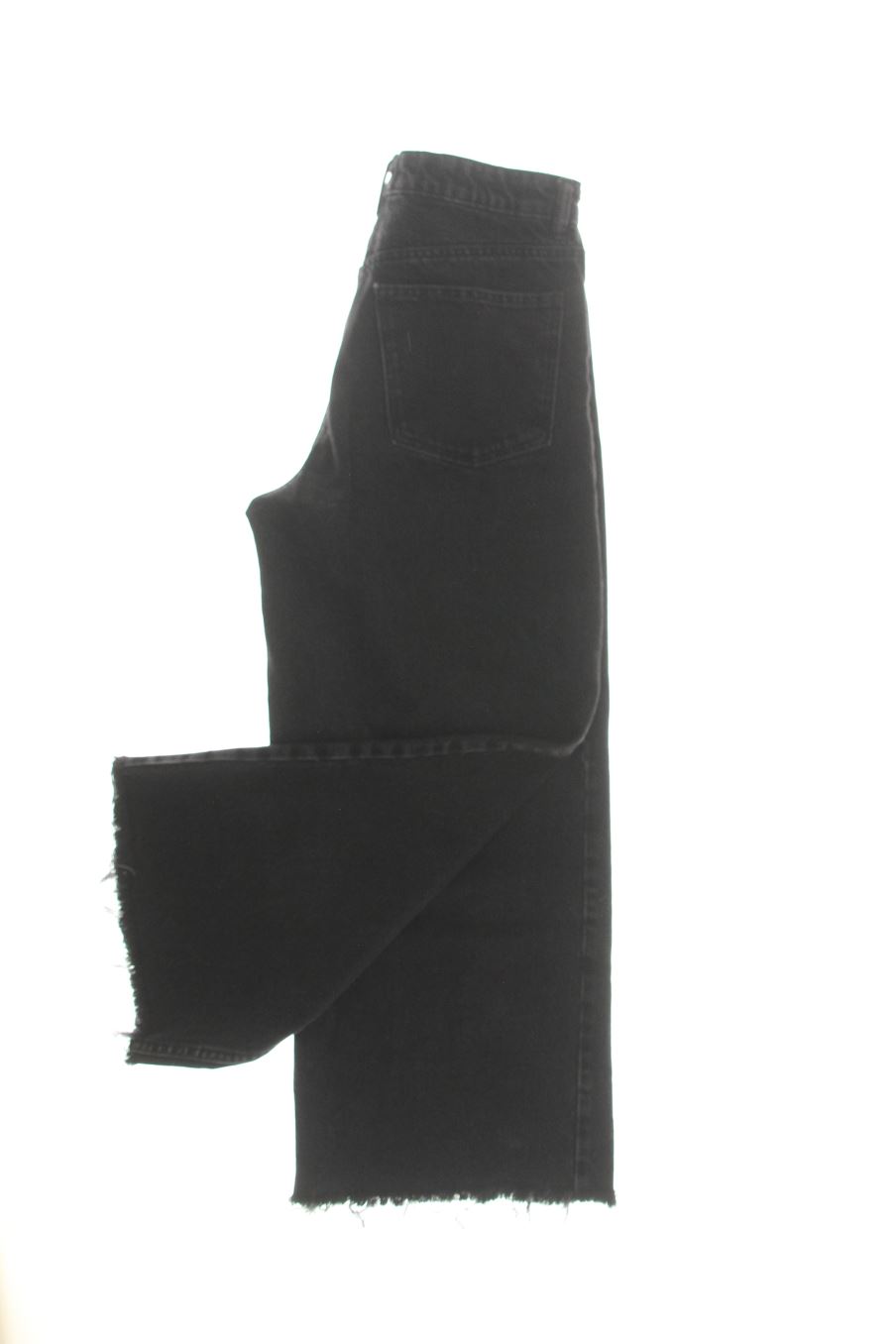 Vaqueros de Zara de la talla 36, de color negro de ropa vaquera
