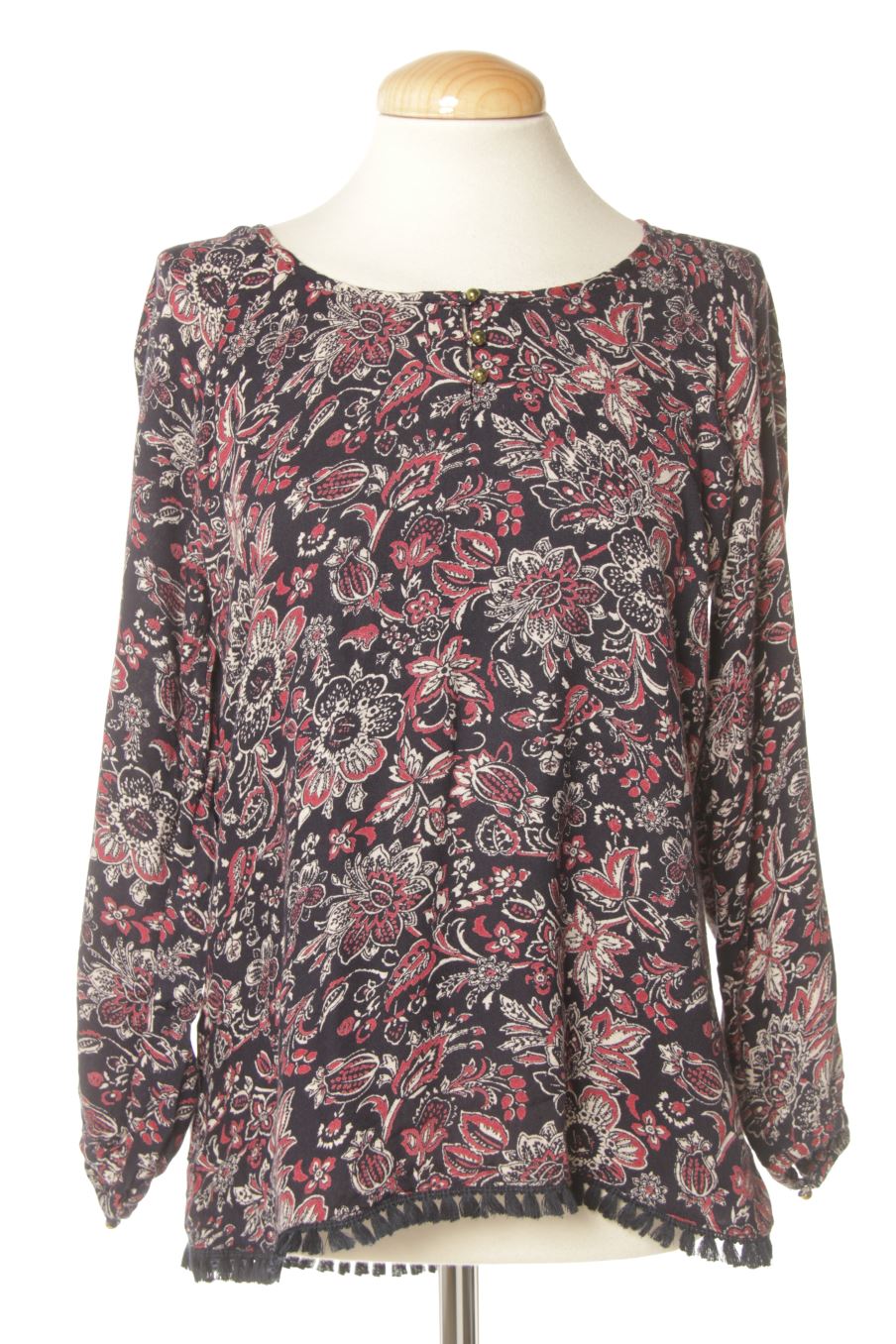 Blouse à manches longues Springfield de la taille 36, de couleur imprimés