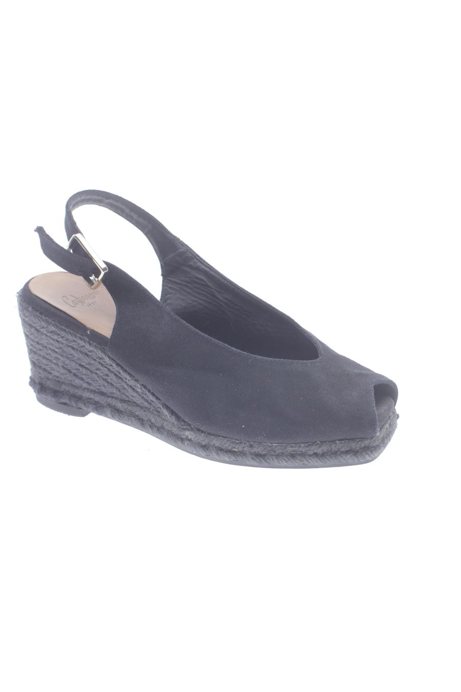 Sandales à talons de Castañer de la taille 36, de couleur noir de