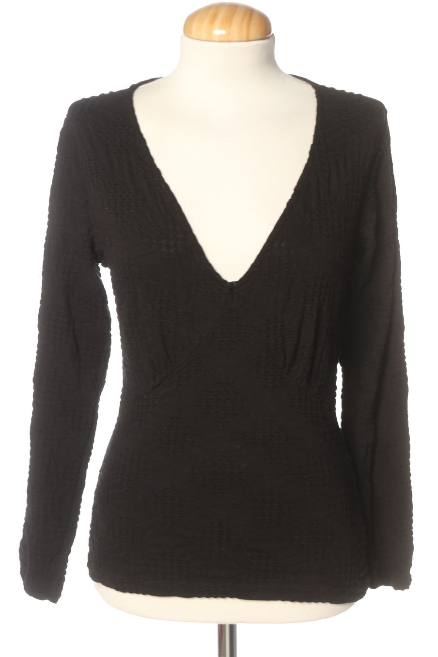 Langärmeliges T-Shirt von SLOWLOVE Größe XS, Farbe Schwarz, für