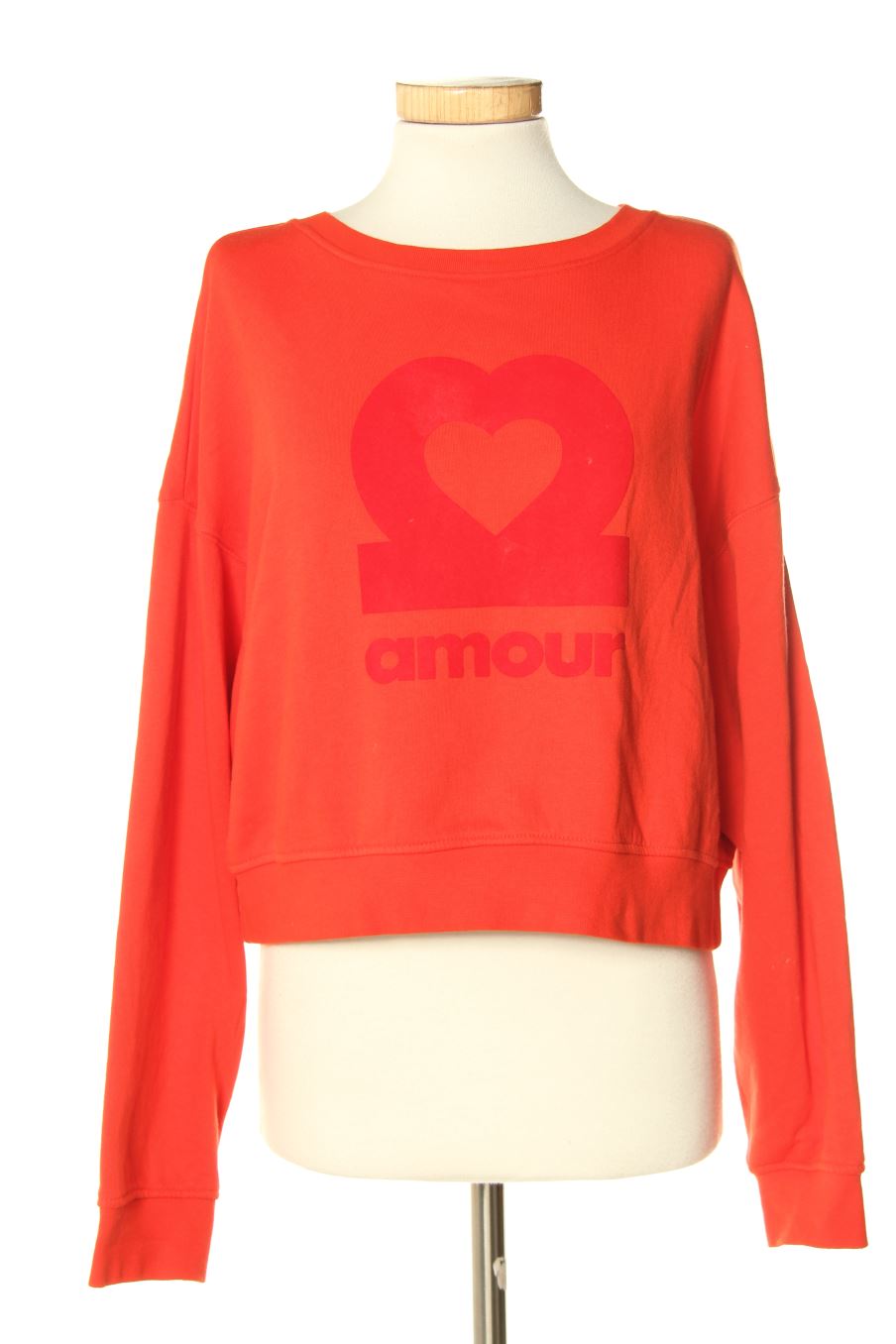 Sweat H&M de la taille XS, de couleur rouge