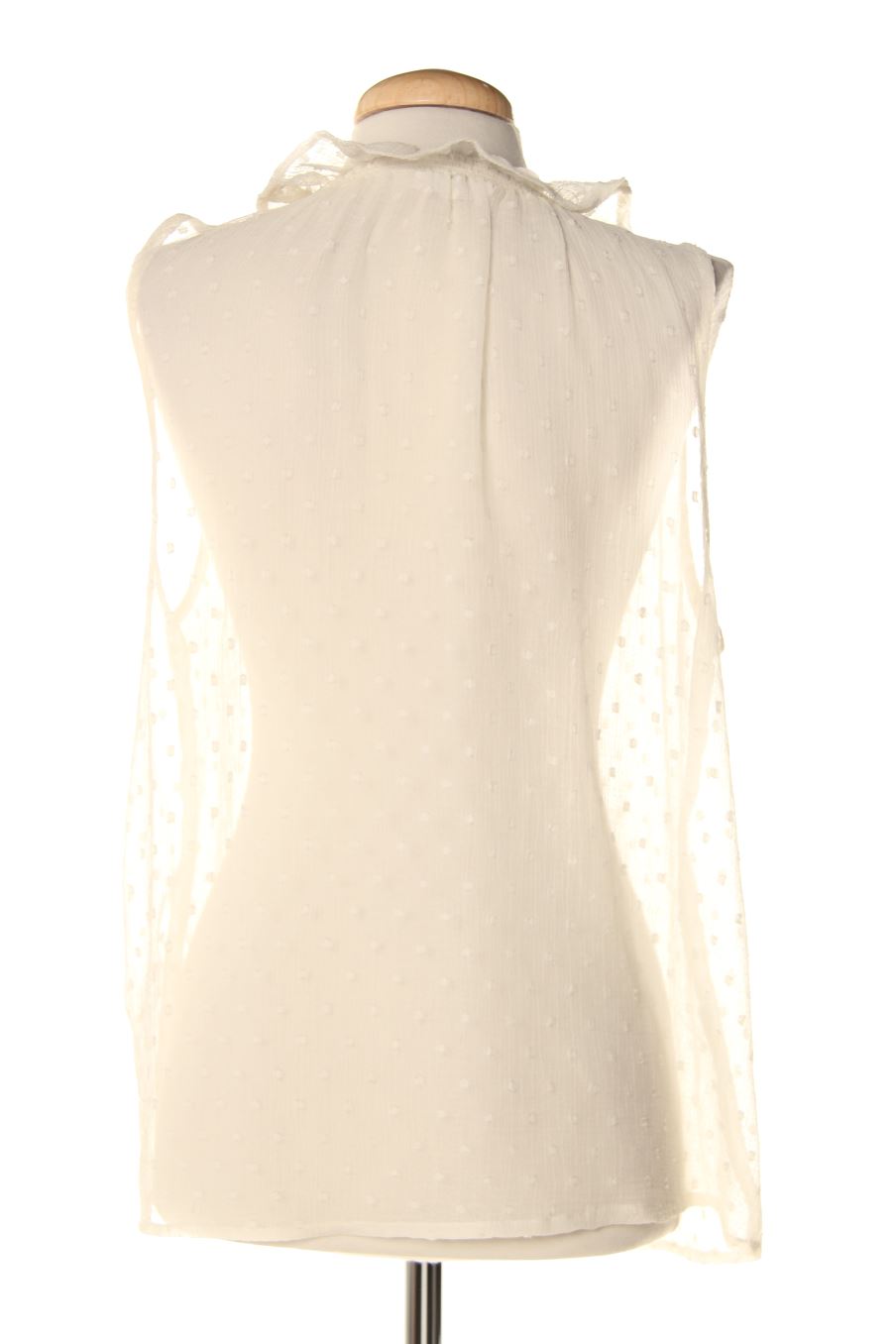 Blusa de manga corta de Mng de la talla L, de color beige