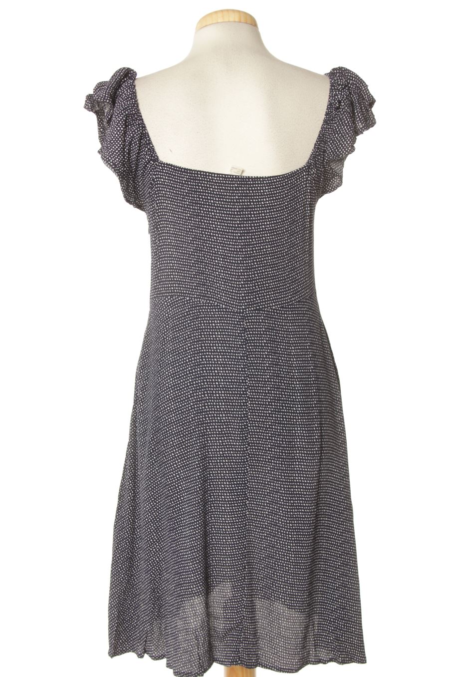 Vestido casual de Springfield de la talla 38, de color azul marino