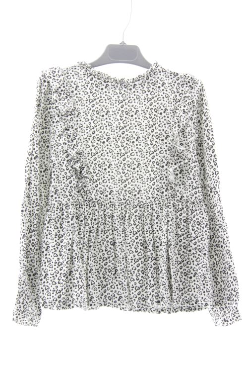 Blusa a maniche lunghe