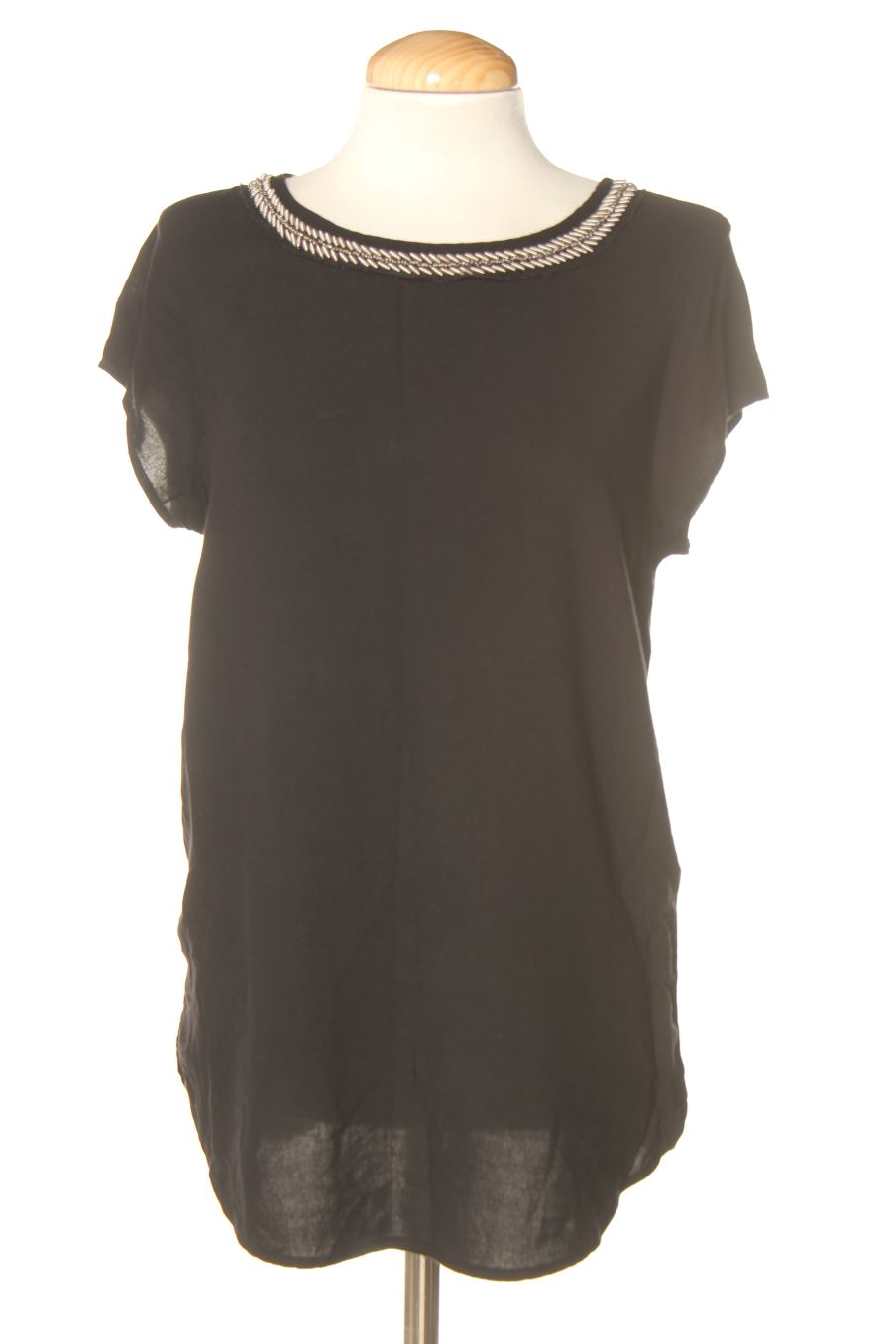 Blouse à manches courtes Vero moda de la taille S, de couleur noir