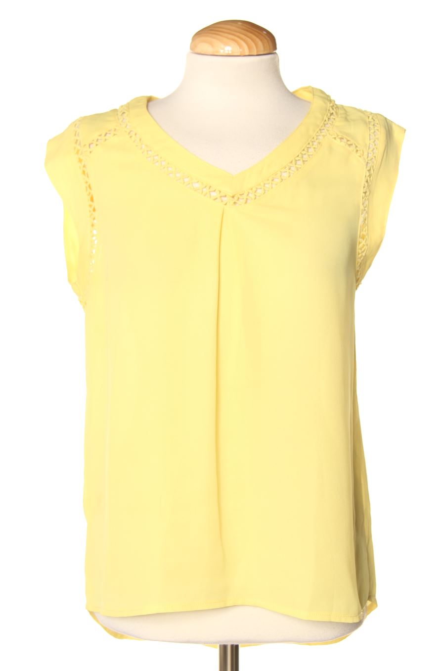 Blouse à manches courtes Molly Bracken de la taille XS, de couleur jaune