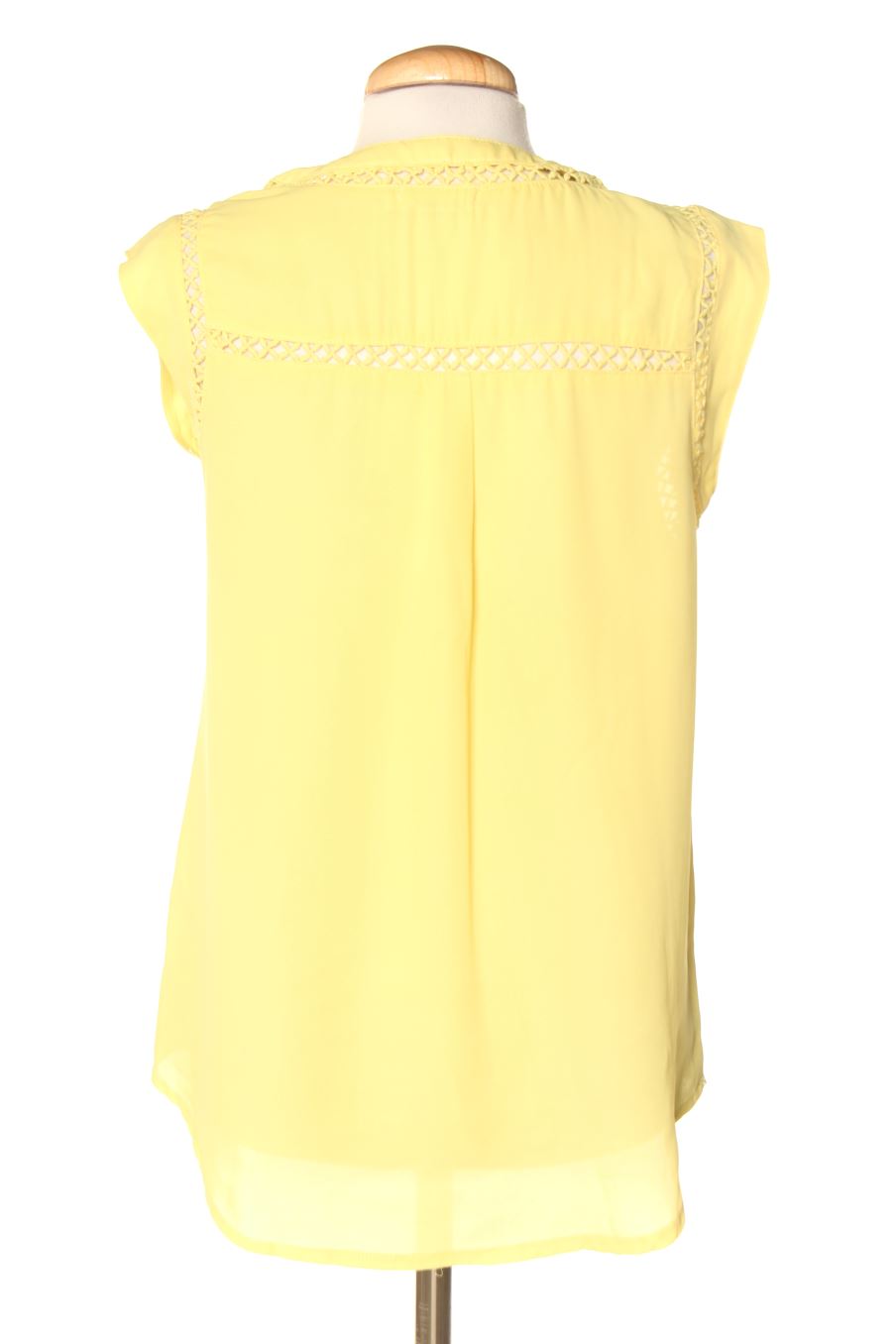 Blouse à manches courtes Molly Bracken de la taille XS, de couleur jaune